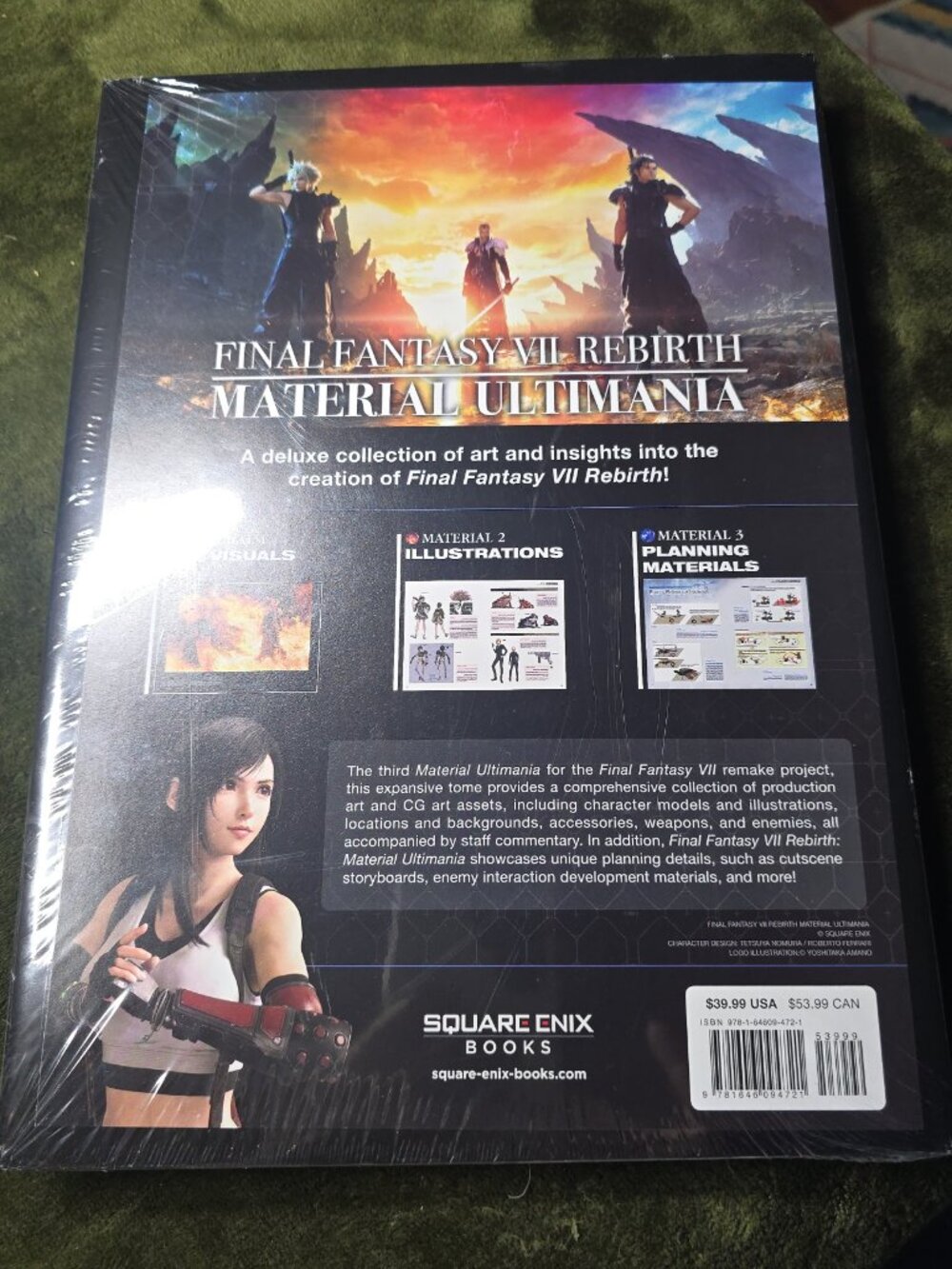 Final Fantasy VII Rebirth Material Ultimania Art Book Hardcover Square Enix (Sea - Picture 2 of 3